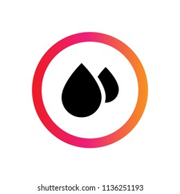 water drops icon