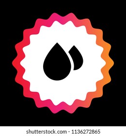 water drops icon