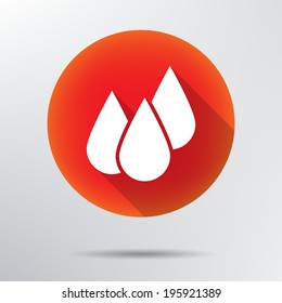 water drops icon.