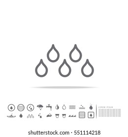 water drops icon