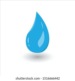 water drops icon, logo element material vector graphic
