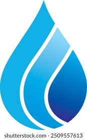 Icono de gotas de agua, símbolo, archivo de Vector 