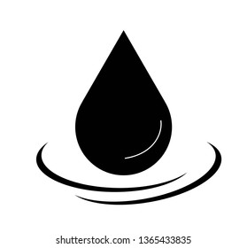 water drops icon symbols vector