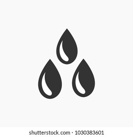 Water drops icon. Vector illustration