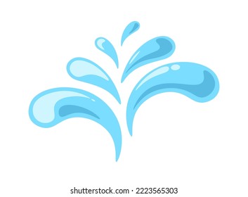 Water drops icon. Vector illustration