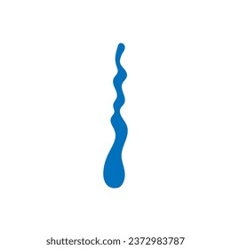 Water drops icon vector. Water illustration sign. Spray symbol. Ocean logo. Sea mark.
