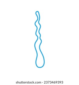 Water drops icon vector. Water illustration sign. Spray symbol. Ocean logo. Sea mark.