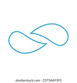 Water drops icon vector. Water illustration sign. Spray symbol. Ocean logo. Sea mark.