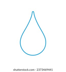 Water drops icon vector. Water illustration sign. Spray symbol. Ocean logo. Sea mark.