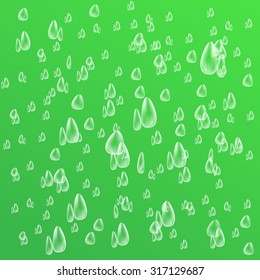 water drops illustration background