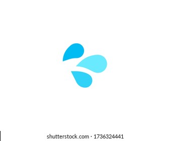 Water Drops Isolated Realistic Vector Icon. Drop Illustration Emoji, Emoticon	