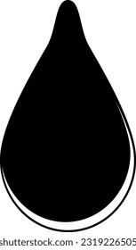 Drogas de agua Ilustración Líquida Icono de silueta plana