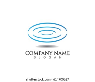 Water drops logo