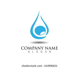 Water drops logo