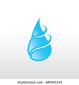 Water Drops Logo