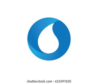 Water drops logos