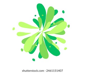 water drops and mud drops are together as a background. isolated in white background. vector design.