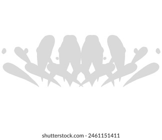 gotas de agua y gotas de barro están juntos como fondo. aislado en fondo blanco. diseño de Vector.