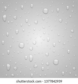 Water drops on background vector design illustration