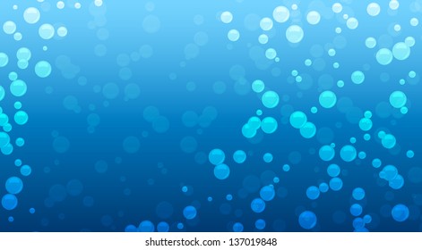 water drops on blue background vector eps