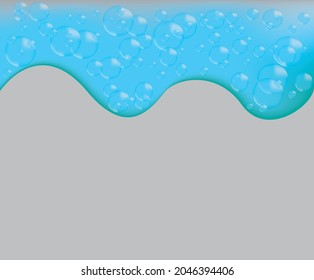 water drops on blue background vector art