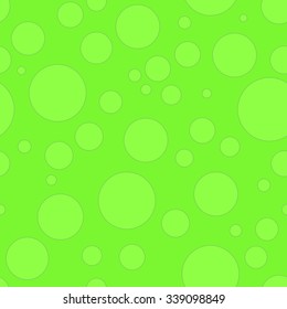 Water drops on green background, Vector Illustration