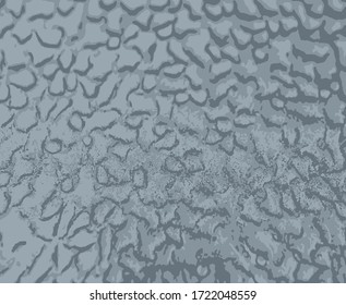 water drops on metal surface