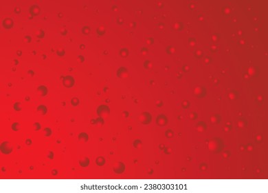 El agua cae sobre el fondo rojo.