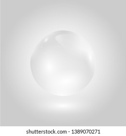 Wassertropfen auf weißem Hintergrund