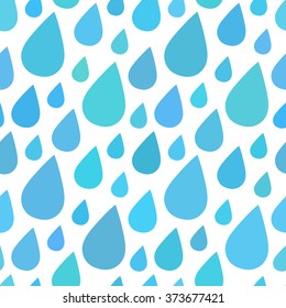 Water drops, rain seamless pattern background.
