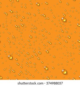 Water drops realistic seamless background.