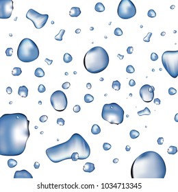 Water drops realistic set. EPS10