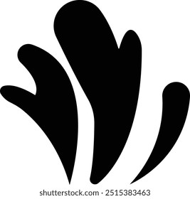 Water drops, sea ocean waves stencil. Liquid elements, cry droplet icons vector . Ink, sauce, river isolated splashes, wet droplets dew shape, on transparent background, used for mobile or ui.