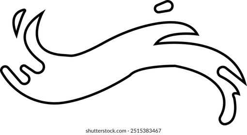 Water drops, sea ocean waves stencil. Liquid elements, cry droplet icons vector . Ink, sauce, river isolated splashes, wet droplets dew shape, on transparent background, used for mobile or ui.