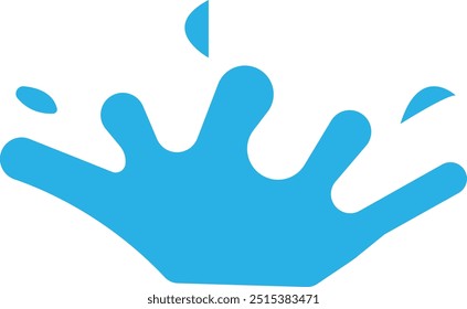 Water drops, sea ocean waves stencil. Liquid elements, cry droplet icons vector . Ink, sauce, river isolated splashes, wet droplets dew shape, on transparent background, used for mobile or ui.