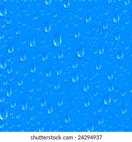 Water drops seamless background
