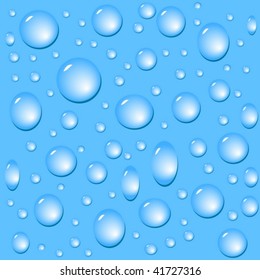 Gotas de agua, textura sin costuras