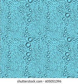 Water drops seamless vector background