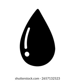Gotas de agua y salpicaduras de silueta en estilo doodle simple. Establecer diferentes Formas líquidas y silueta.