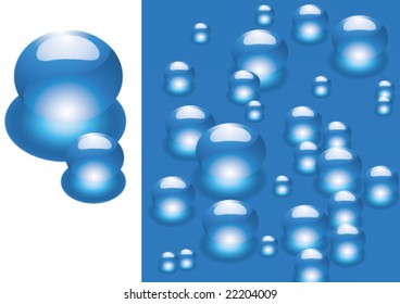 Water Drops Template