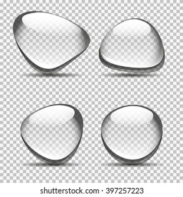 Water drops with transparency blending