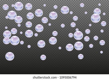 Water drops an transparent background