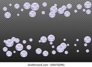 Water drops an transparent background