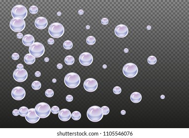 Water drops an transparent background