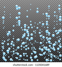 Water drops an transparent background