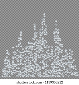 Water drops an transparent background