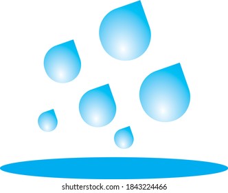 Water Drops for use of any rain purpose or water business companies.