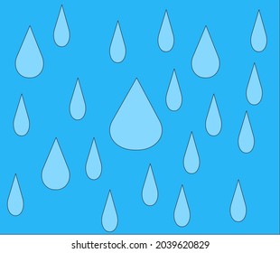 water drops vector background. natural and simply background design. vector. illustration. 