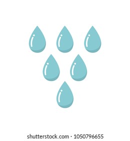 water drops vector icon