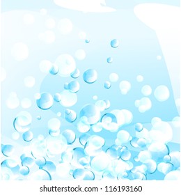 Water drops. Vector illustration.